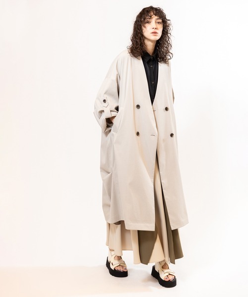 OSMOSIS(オズモーシス)の「バルーンブラウス(シャツ/ブラウス・レディース・ホワイト/ホワイト×ブラック/ブラック・ONE SIZE)」の10枚目の写真