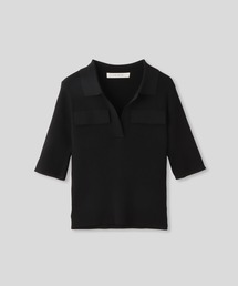 KINO THE KEI（キノザケイ）の「リブニット ポロシャツ KINO THE KEI（ポロシャツ）」