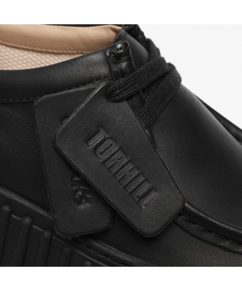 Clarks（クラークス）の「Torhill Bee / レディース トーヒルビー (ブラックレザー)（モカシン/デッキシューズ・レディース・ブラック・UK3.5/UK4/UK4.5/UK5/UK5.5/UK6/UK3）」の8枚目の写真