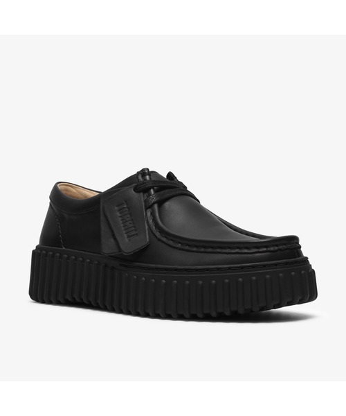 Clarks（クラークス）の「Torhill Bee / レディース トーヒルビー (ブラックレザー)（モカシン/デッキシューズ・レディース・ブラック・UK3.5/UK4/UK4.5/UK5/UK5.5/UK6/UK3）」の7枚目の写真