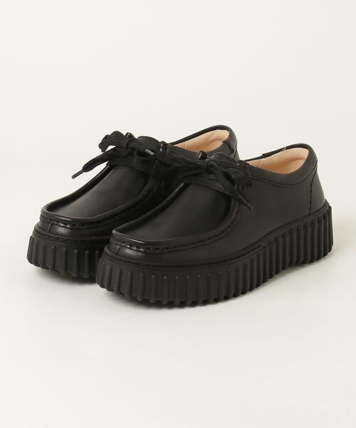 Clarks（クラークス）の「Torhill Bee / レディース トーヒルビー (ブラックレザー)（モカシン/デッキシューズ・レディース・ブラック・UK3.5/UK4/UK4.5/UK5/UK5.5/UK6/UK3）」の13枚目の写真