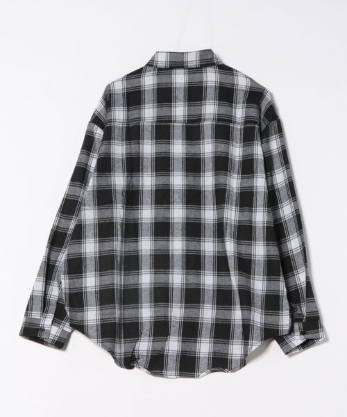 NO WAY(ノーウェイ)の「/Bz/ルーズシルエットネルチェック長袖シャツ/ネルシャツ(NEZ)(シャツ/ブラウス・メンズ・イエロー/ブラック・FREE)」の14枚目の写真