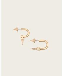 ALLSAINTS（オールセインツ）の「LAIO SPIKE FRONT BACK EARRINGS | LAIO スパイク フロント バック イヤリング・ピアス（ピアス（両耳用））」