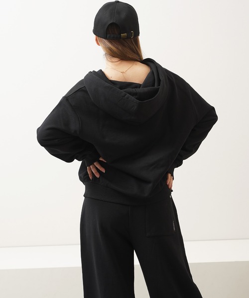Laufer(ロイファー)の「【Laufer】エンブレム スタッズ ダブルジップ パーカー ショート丈 【セットアップ可能】/ Emblem Studs Double-Zip Hoodie(パーカー・メンズ・ブラウン/ブラック/グレー・M/L/XL)」の20枚目の写真