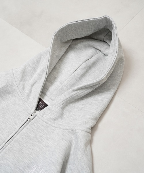 Laufer(ロイファー)の「【Laufer】エンブレム スタッズ ダブルジップ パーカー ショート丈 【セットアップ可能】/ Emblem Studs Double-Zip Hoodie(パーカー・メンズ・ブラウン/ブラック/グレー・M/L/XL)」の10枚目の写真