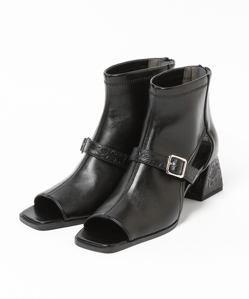 HARE（ハレ）の「エンボスヒールブーサン(HARE)（サンダル・レディース・ブラック・LARGE/MEDIUM）」の9枚目の写真