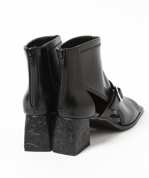 HARE（ハレ）の「エンボスヒールブーサン(HARE)（サンダル・レディース・ブラック・LARGE/MEDIUM）」の12枚目の写真