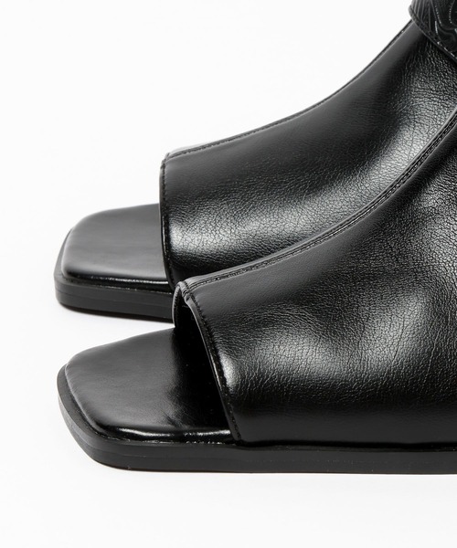 HARE（ハレ）の「エンボスヒールブーサン(HARE)（サンダル・レディース・ブラック・LARGE/MEDIUM）」の14枚目の写真