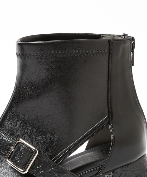 HARE（ハレ）の「エンボスヒールブーサン(HARE)（サンダル・レディース・ブラック・LARGE/MEDIUM）」の19枚目の写真