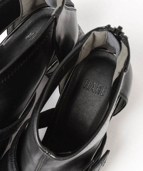 HARE（ハレ）の「エンボスヒールブーサン(HARE)（サンダル・レディース・ブラック・LARGE/MEDIUM）」の20枚目の写真