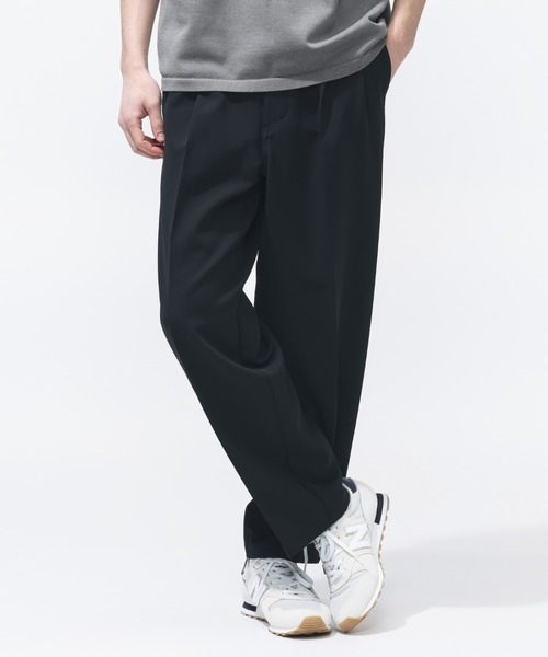 NEW BALANCE(ニューバランス)の「【別注】ニューバランス New Balance セミワイドパンツ 限定コラボ(スラックス・メンズ・ブラック・S/M/L/LL)」の1枚目の写真