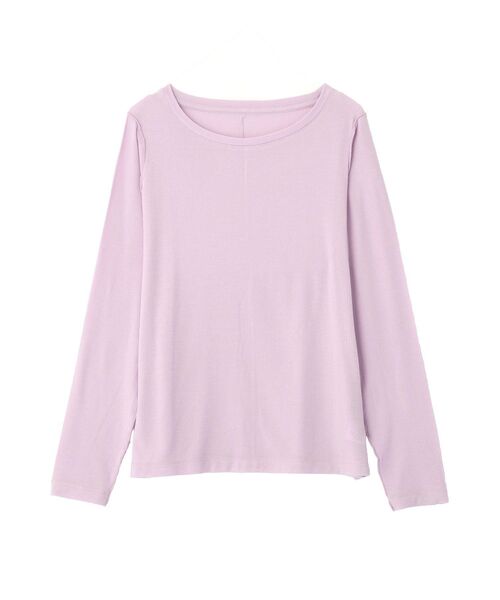earth music&ecology（アースミュージックアンドエコロジー）の「微シアーメロープルオーバー（Tシャツ/カットソー・レディース・オフホワイト/グレー/ブラック/ライトブルー/ライトパープル・FREE）」の14枚目の写真