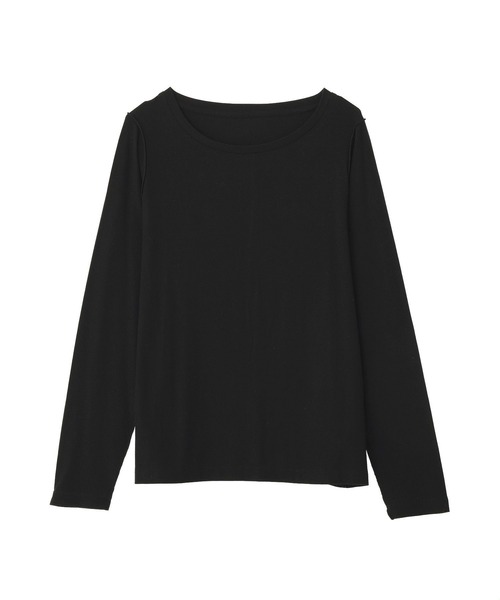 earth music&ecology（アースミュージックアンドエコロジー）の「微シアーメロープルオーバー（Tシャツ/カットソー・レディース・オフホワイト/グレー/ブラック/ライトブルー/ライトパープル・FREE）」の3枚目の写真