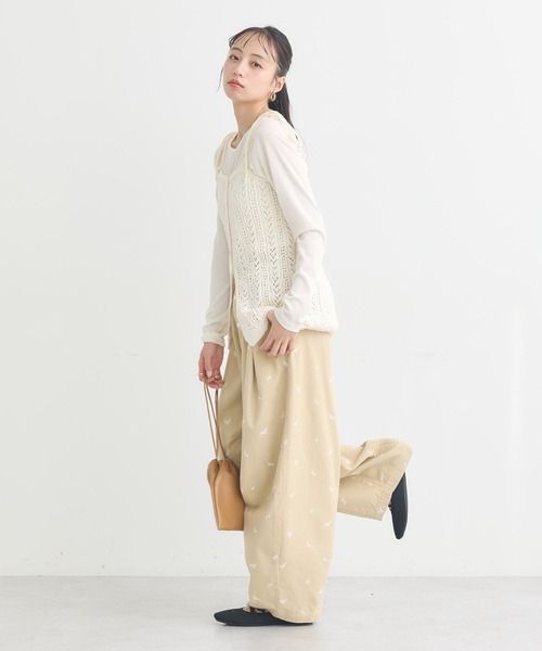 earth music&ecology（アースミュージックアンドエコロジー）の「微シアーメロープルオーバー（Tシャツ/カットソー・レディース・オフホワイト/グレー/ブラック/ライトブルー/ライトパープル・FREE）」の8枚目の写真