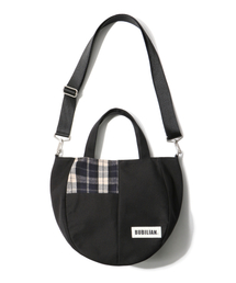 サーキュラークロスバッグ_Check Black