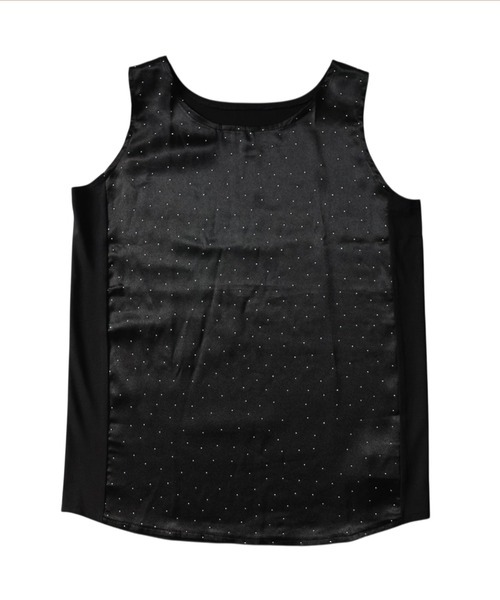 antiqua(アンティカ)の「サテン スタッズ タンクトップ(タンクトップ・レディース・ホワイト/ブラック・ONESIZE)」の14枚目の写真