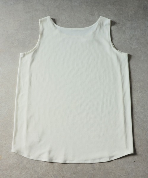 antiqua(アンティカ)の「サテン スタッズ タンクトップ(タンクトップ・レディース・ホワイト/ブラック・ONESIZE)」の16枚目の写真