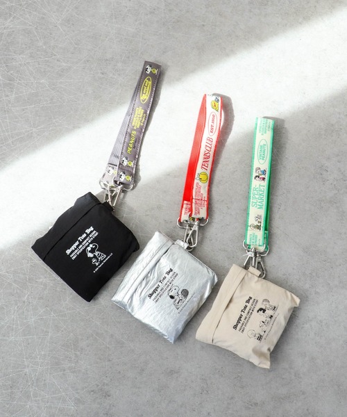 Three Four Time(スリーフォータイム)の「【PEANUTS】ストラップツキショッパーBAG(トートバッグ・レディース・ブラック/ベージュ/シルバー・FREE)」の15枚目の写真