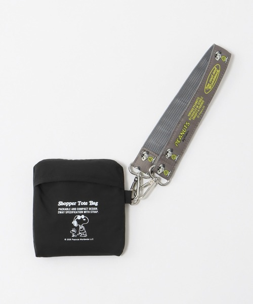 Three Four Time(スリーフォータイム)の「【PEANUTS】ストラップツキショッパーBAG(トートバッグ・レディース・ブラック/ベージュ/シルバー・FREE)」の20枚目の写真