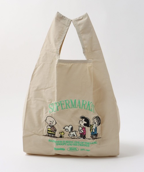 Three Four Time(スリーフォータイム)の「【PEANUTS】ストラップツキショッパーBAG(トートバッグ・レディース・ブラック/ベージュ/シルバー・FREE)」の21枚目の写真