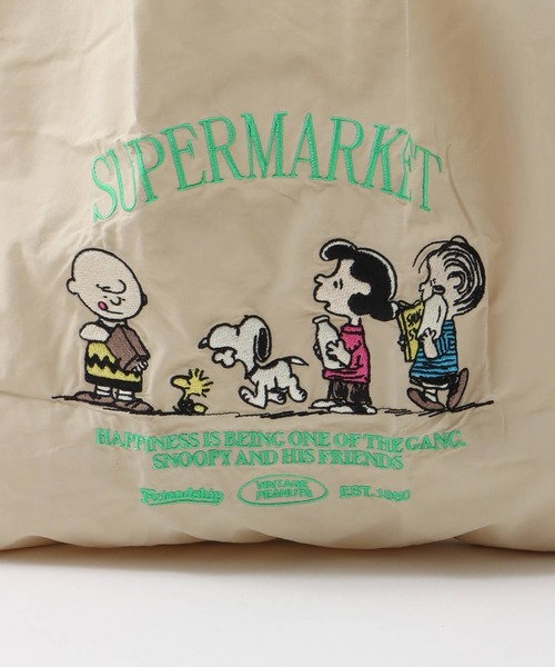 Three Four Time(スリーフォータイム)の「【PEANUTS】ストラップツキショッパーBAG(トートバッグ・レディース・ブラック/ベージュ/シルバー・FREE)」の22枚目の写真