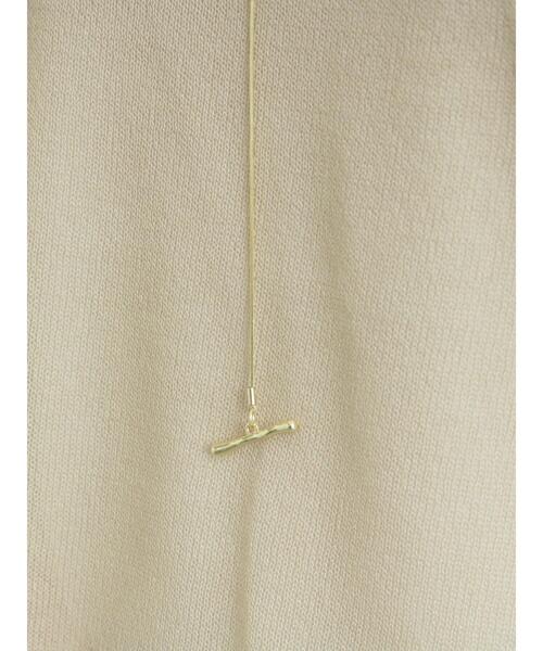 Samansa Mos2（サマンサ モスモス）の「ミックスチェーンネックレス（ネックレス・レディース・シルバー/ゴールド・F）」の5枚目の写真