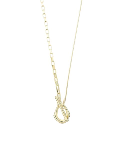 Samansa Mos2（サマンサ モスモス）の「ミックスチェーンネックレス（ネックレス・レディース・シルバー/ゴールド・F）」の8枚目の写真