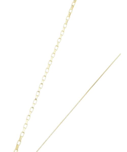 Samansa Mos2（サマンサ モスモス）の「ミックスチェーンネックレス（ネックレス・レディース・シルバー/ゴールド・F）」の10枚目の写真