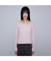 Essential Rose Label Long Sleeve [Pale Pink]