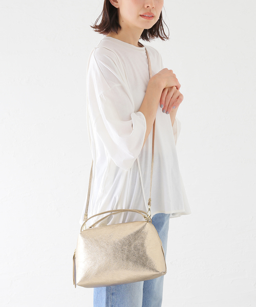 Spick & Span(スピックアンドスパン)の「GIANNI CHIARINI / ジャンニ キアリーニ ALIFA VNCMET(ショルダーバッグ・レディース・ゴールド系その他・FREE)」の17枚目の写真