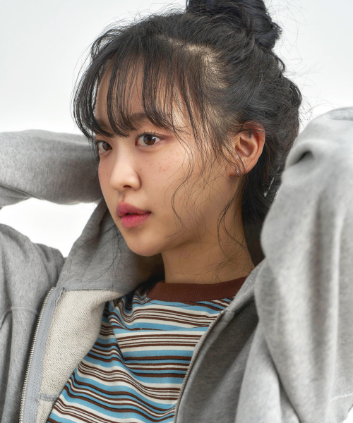 KIJIKO(キジコ)の「ke307-Striped Cuffs Long Sleeve Blue(Tシャツ/カットソー・レディース・ブルー・FREE)」の3枚目の写真
