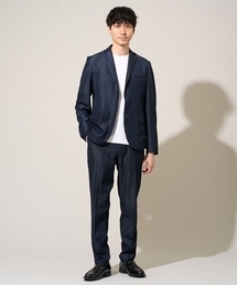 a.v.v（アーヴェヴェ）の「【雑誌MonoMax5月号掲載】デニムライクストレッチスマートジャケット【イージーケア/接触冷感】（その他アウター）」