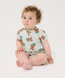 BOBO CHOSES（ボボショーズ）の「総柄Juicy Tomatoesロンパス【ベビー】（ロンパース）」