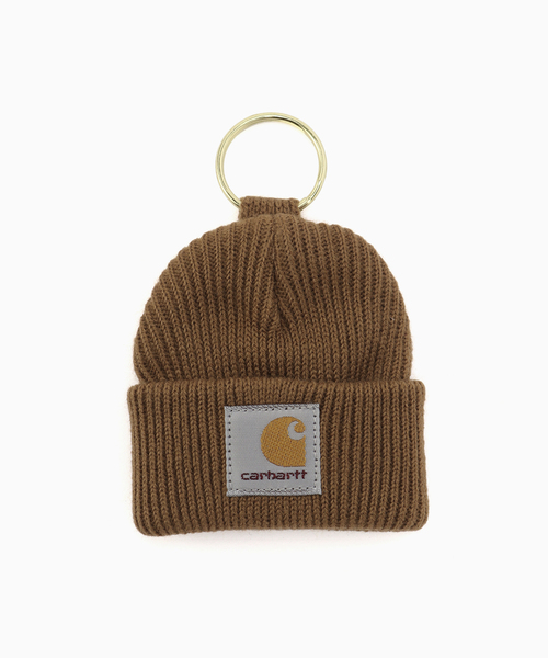 Carhartt WIP(カーハートダブリューアイピー)の「CARHARTT WIP / カーハート ダブリューアイピー MINI WATCH HAT KEYCHAIN(キーホルダー・メンズ・ブラック/チョコ・FREE)」の2枚目の写真