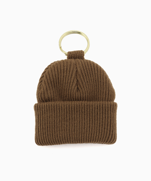 Carhartt WIP(カーハートダブリューアイピー)の「CARHARTT WIP / カーハート ダブリューアイピー MINI WATCH HAT KEYCHAIN(キーホルダー・メンズ・ブラック/チョコ・FREE)」の5枚目の写真