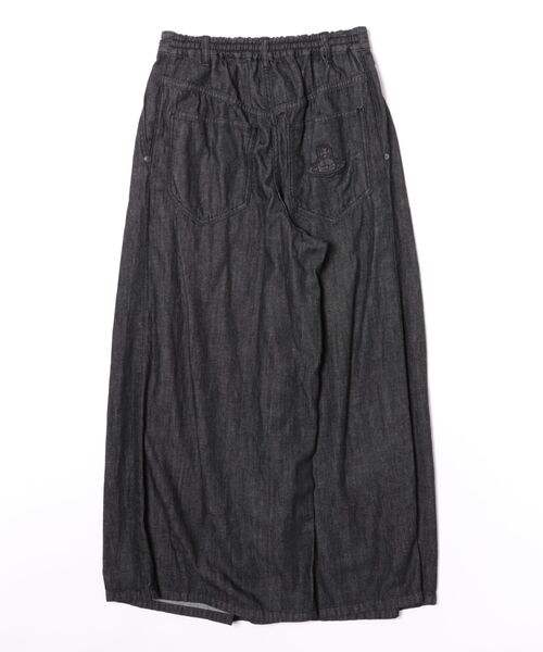 Vivienne Westwood（ヴィヴィアンウエストウッド）の「ﾗｲﾄﾃﾞﾆﾑﾀｯｸﾜｲﾄﾞﾄﾗｳｻﾞｰｽﾞ（その他パンツ・レディース・ブラック/ブルー・FREE）」の3枚目の写真