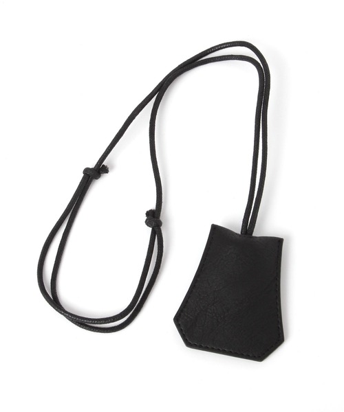 LAKOLE（ラコレ）の「フェイクレザーマルチネックレス2 / 654153（ネックレス・メンズ・ブラック/グレー・FREE）」の3枚目の写真