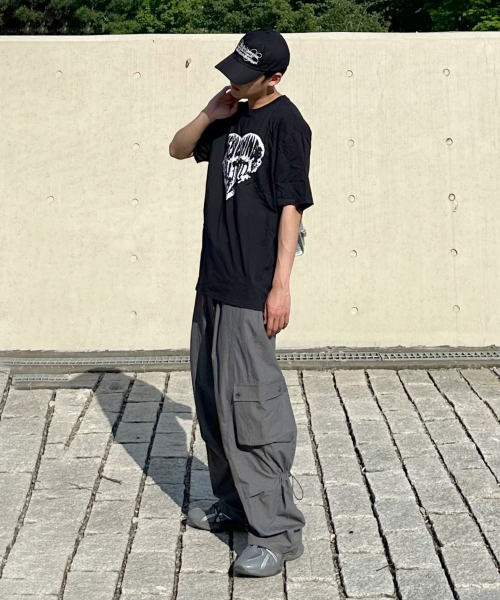 KNITTED(ニッティド)の「ヴィンテージハートTシャツ BLACK-WHITE(Tシャツ/カットソー・レディース・その他・LARGE/MEDIUM/X-LARGE)」の9枚目の写真