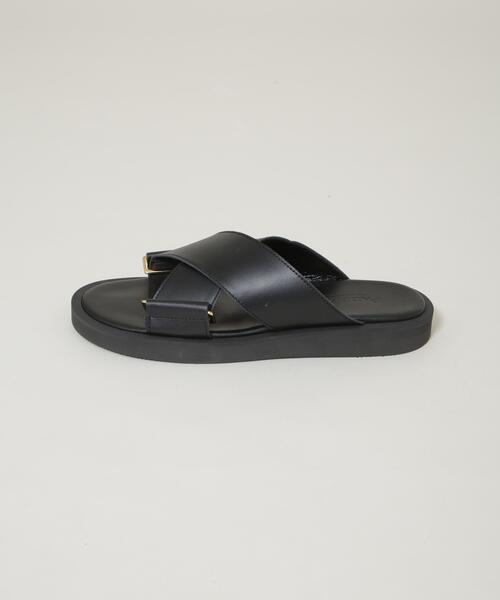 PADRONE(パドローネ)の「PADRONE THE STANDARD LINE/別注CROSS STRAP SANDAL/クロスストラップ(サンダル・メンズ・ブラック・42/41/40)」の8枚目の写真