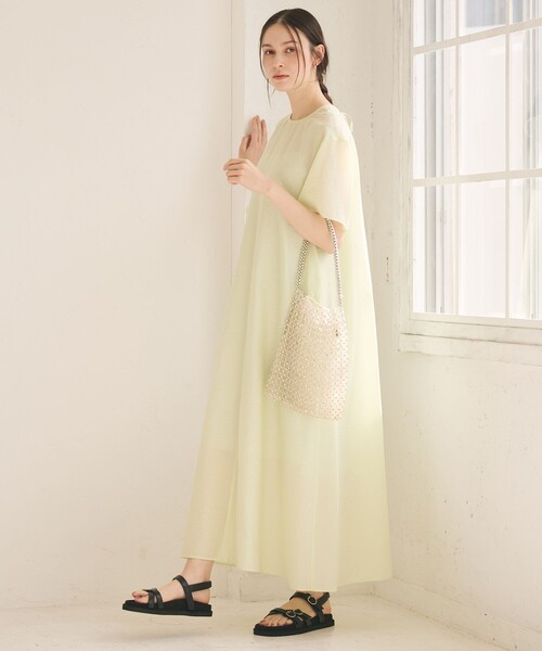 BEAUTY&YOUTH UNITED ARROWS（ビューティーアンドユースユナイテッドアローズ）の「ダブルクロス ベルト バックストラップ サンダル（サンダル・レディース・オリーブ/ブラック・38/37/36）」の8枚目の写真
