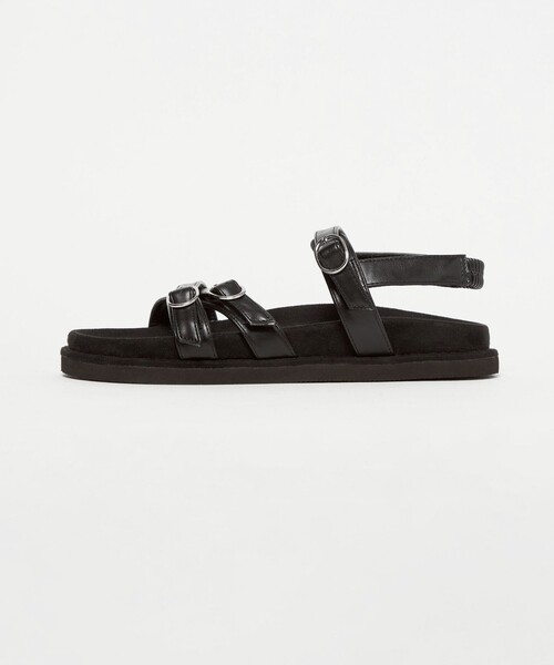 BEAUTY&YOUTH UNITED ARROWS（ビューティーアンドユースユナイテッドアローズ）の「ダブルクロス ベルト バックストラップ サンダル（サンダル・レディース・オリーブ/ブラック・38/37/36）」の22枚目の写真