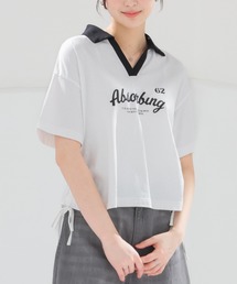 【UVカット】衿付ロゴトップス