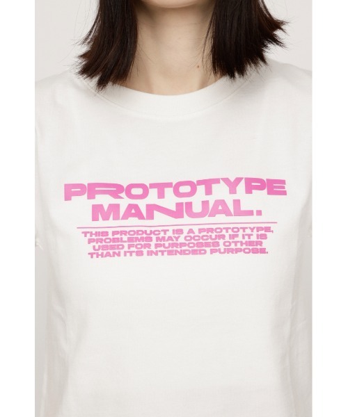 SLY(スライ)の「COMPACT LOGO T/SH コンパクト ロゴ Tシャツ 半袖 夏服 春服(Tシャツ/カットソー・レディース・ホワイト/ライトブラック/ピンク/ブラック・FREE)」の10枚目の写真