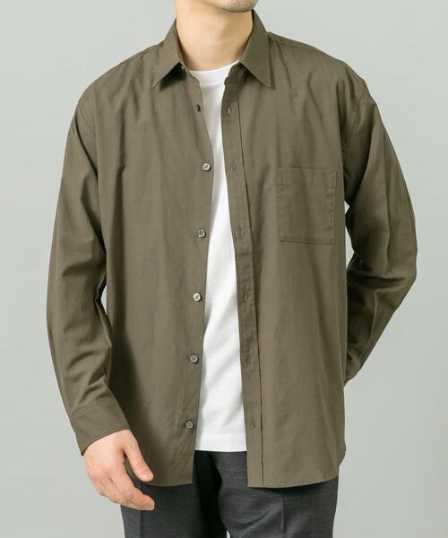 URBAN RESEARCH ROSSO MEN（アーバンリサーチロッソメン）の「『WEB限定』『イージーケア』『XLサイズあり』アーバンリラックスリネンシャツ（シャツ/ブラウス・メンズ・ブルー/ブラック/アイボリー/カーキ/ホワイト/ネイビー・X-LARGE/LARGE/MEDIUM/SMALL）」の11枚目の写真