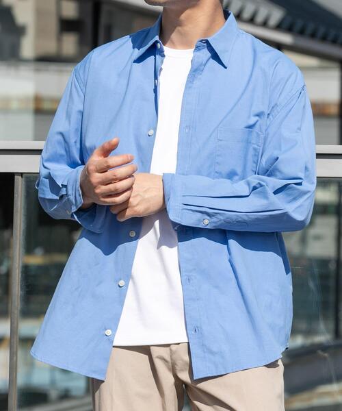 URBAN RESEARCH ROSSO MEN（アーバンリサーチロッソメン）の「『WEB限定』『イージーケア』『XLサイズあり』アーバンリラックスリネンシャツ（シャツ/ブラウス・メンズ・ブルー/ブラック/アイボリー/カーキ/ホワイト/ネイビー・X-LARGE/LARGE/MEDIUM/SMALL）」の15枚目の写真