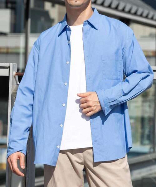 URBAN RESEARCH ROSSO MEN（アーバンリサーチロッソメン）の「『WEB限定』『イージーケア』『XLサイズあり』アーバンリラックスリネンシャツ（シャツ/ブラウス・メンズ・ブルー/ブラック/アイボリー/カーキ/ホワイト/ネイビー・X-LARGE/LARGE/MEDIUM/SMALL）」の16枚目の写真