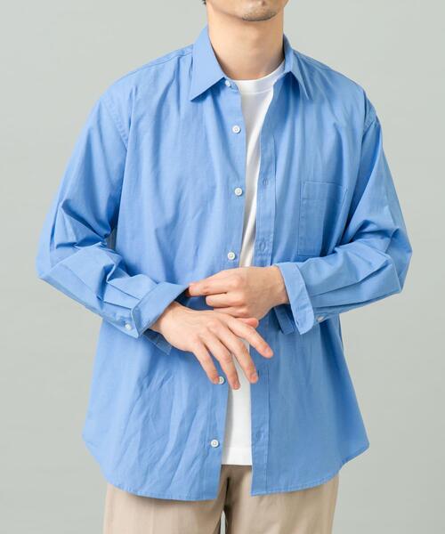 URBAN RESEARCH ROSSO MEN（アーバンリサーチロッソメン）の「『WEB限定』『イージーケア』『XLサイズあり』アーバンリラックスリネンシャツ（シャツ/ブラウス・メンズ・ブルー/ブラック/アイボリー/カーキ/ホワイト/ネイビー・X-LARGE/LARGE/MEDIUM/SMALL）」の18枚目の写真