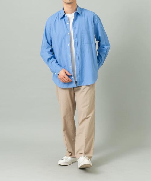 URBAN RESEARCH ROSSO MEN（アーバンリサーチロッソメン）の「『WEB限定』『イージーケア』『XLサイズあり』アーバンリラックスリネンシャツ（シャツ/ブラウス・メンズ・ブルー/ブラック/アイボリー/カーキ/ホワイト/ネイビー・X-LARGE/LARGE/MEDIUM/SMALL）」の22枚目の写真