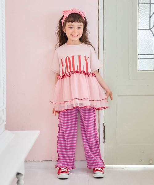 Piet(ピエット)の「チェックプリーツパンツ(その他パンツ・キッズ・ピンク/ブラック・120/130/110/100)」の16枚目の写真