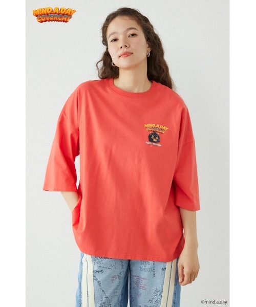 RODEO CROWNS WIDE BOWL(ロデオクラウンズワイドボウル)の「(MIND.A.DAY)SPECIAL FOODS Tシャツ(Tシャツ/カットソー・レディース・ブラック/レッド/オフホワイト/ライトイエロー・FREE)」の4枚目の写真